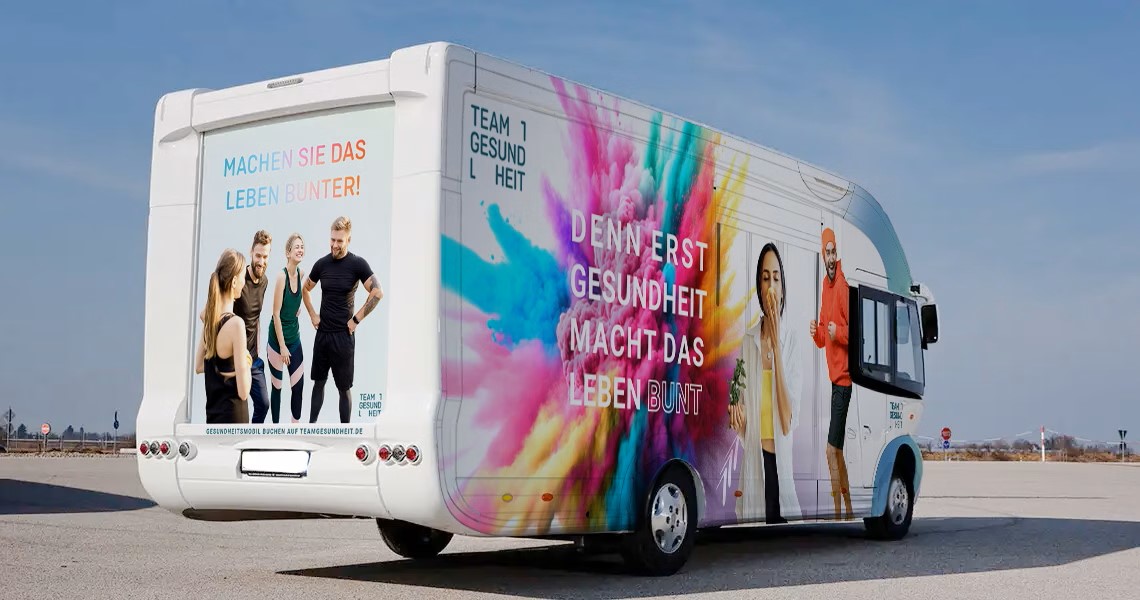 Gesundheit on Tour mit dem Team Gesundheit